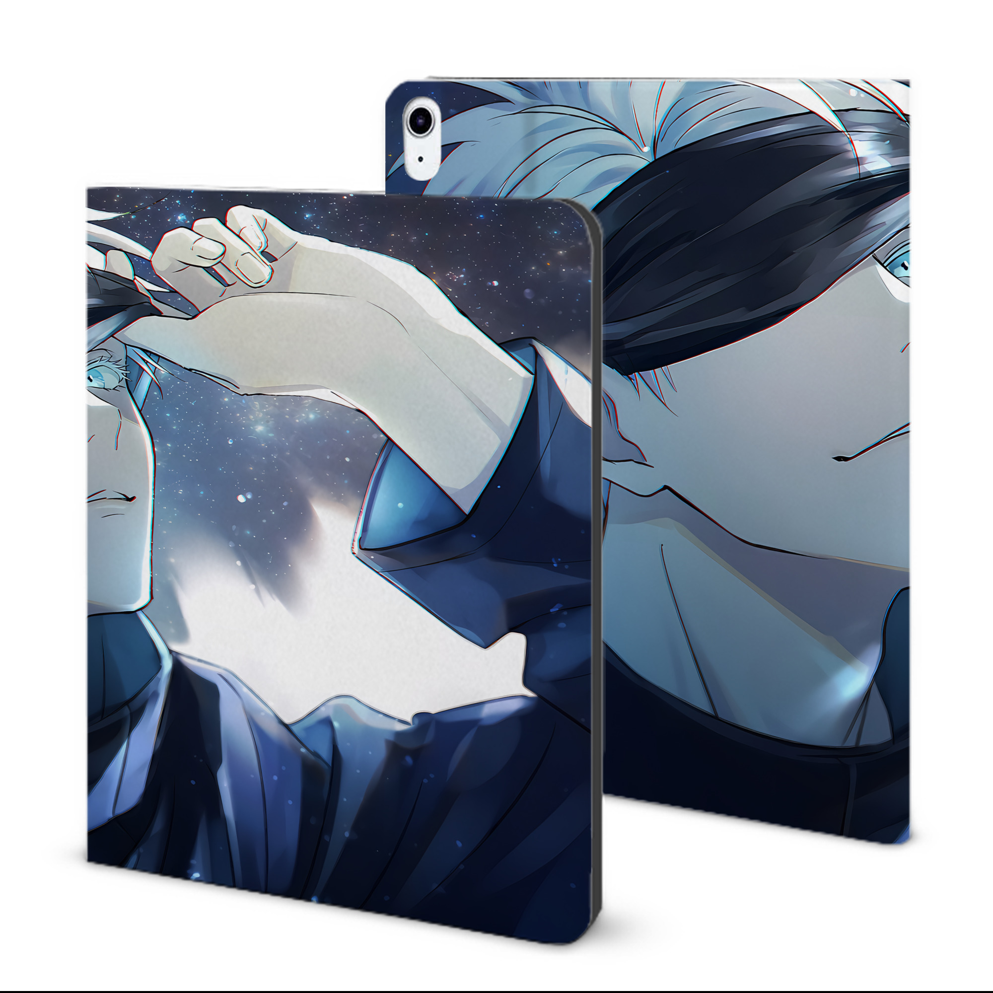 （画像用） 呪術廻戦 Jujutsu Kaisen IPad ケース ブック型 PUレザー TPU 耐衝撃 軽量 薄型 ペン収納なし 全面保護 IPad 各モデル対応